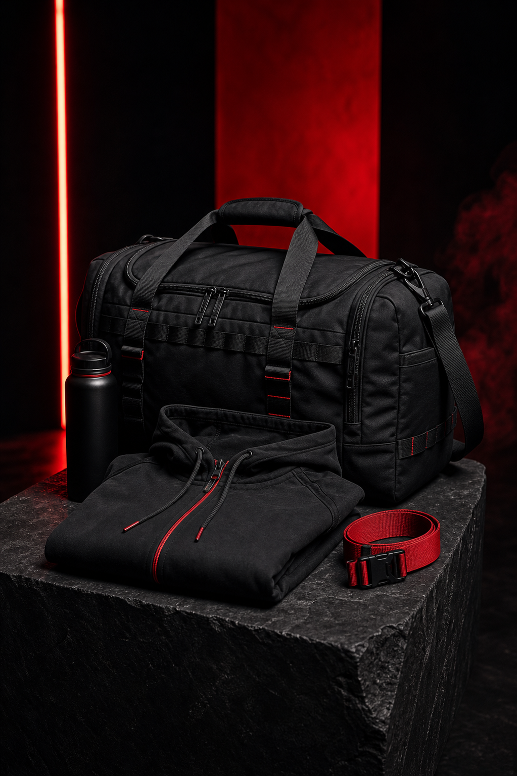 ScarletBeast black and scarlet gear accessories