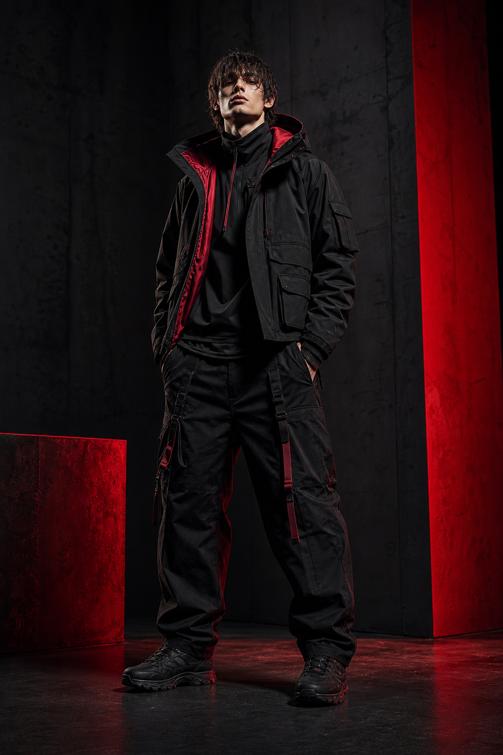Men's ScarletBeast technical streetwear collection